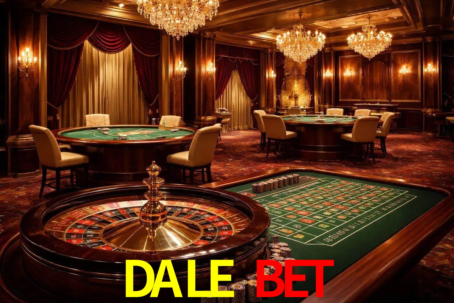 Una escena premium de mesa de casino en vivo con cartas, elementos de ruleta y un ambiente pulido de estudio de transmisión.