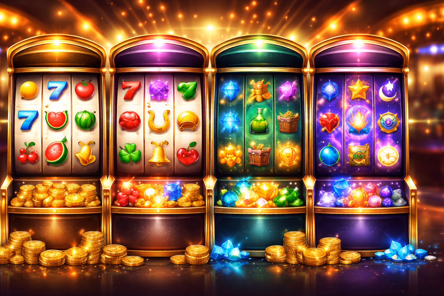 Tragamonedas destacadas y categorías de carretes DALE BET